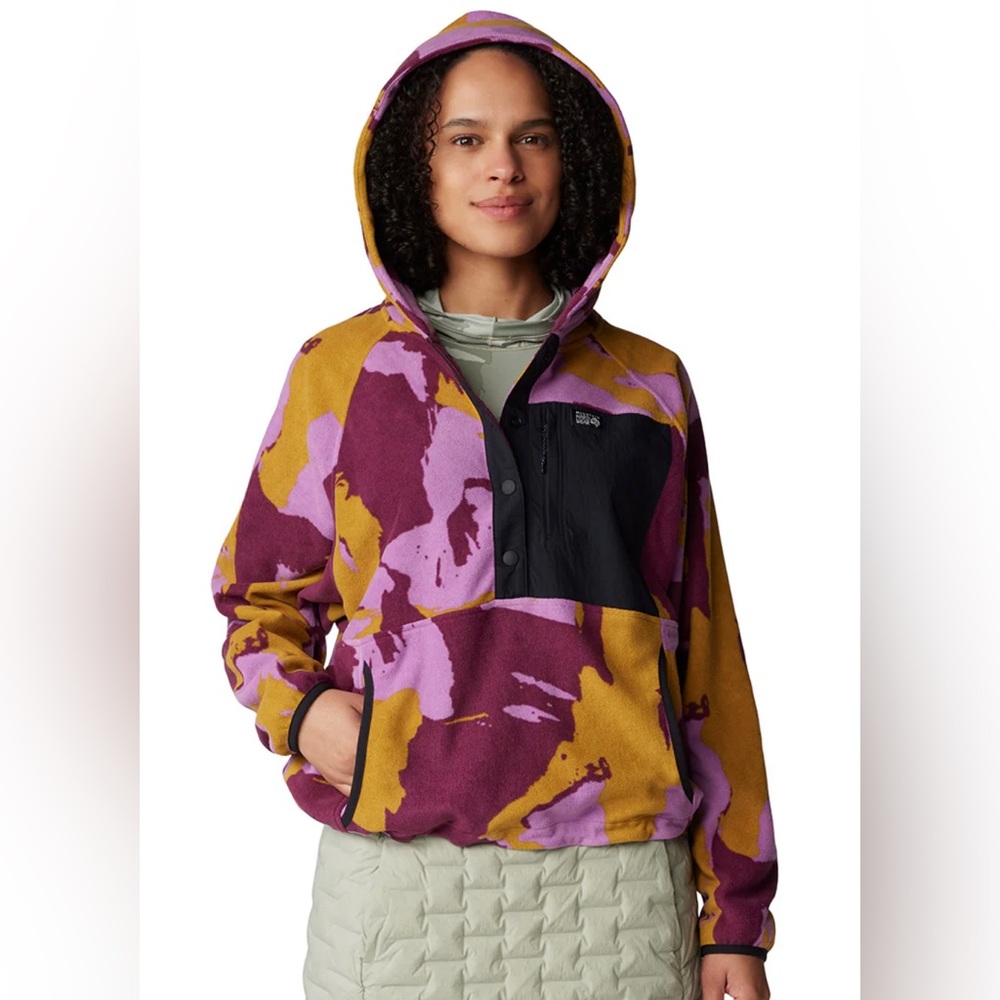 Mountain Hardwear Women’s Microchill Snap Neck Pullover Size XL - Picture 2 of 11